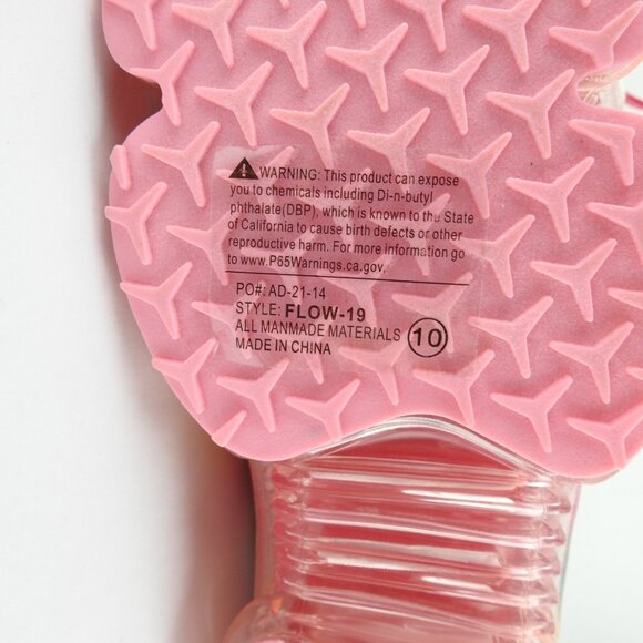 New Women's Sneakers La Sheelah Bubble Shoes Sz 10 Pink Tie Dye Air Cushion Brea - Picture 8 of 9